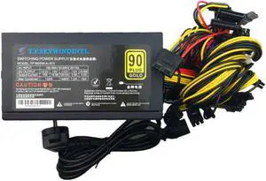 1600W ATX Mining Power Supply Mining Machine Power Supply for ETH/BTC Silent PC 1600W ATX Bitcoin Miner 12V 1600W 24PIN 8PIN
