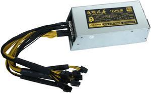 2000W 2200W PSU Miner ETH Power Supply Unit For BTC Bitcoin Ethereum Miner Mining PC Power Unit High Efficiency 6Pin