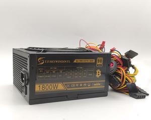 1800W PC Computer Power Supply for PC 1800W ATX Power PSU for RX470 RX580 RX570 RX560 for Video card Power supply unit