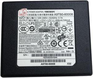 A9T80-60008 AC Adapter Charger Power Supply +32V 468mA +12V 166mA Fits for Hp 4500 4646 6974 4515 6810 5530 6230 6975 6800 4630