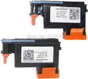 (2pcs/Set)/Lot for HP88 C9381A+C9382A Printhead Black / Yellow + MAGENTA / CYAN For HP L7580 7590 K5400 K550 Printer Parts