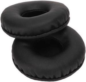 Replacement Earpads Soft Foam Artificial Leather Flexible Universal Ear Cushion Cover for 70mm Headphones