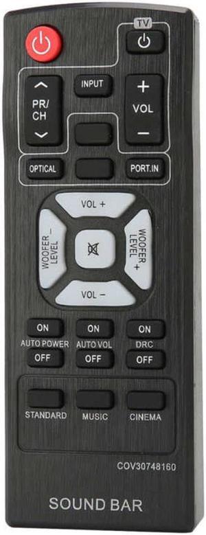 Remote Control for LG COV30748164 COV30748128 NB2540 NB2540A NB2540D S24A1-W S24A1W COV30748160 Bluetooth Sound System