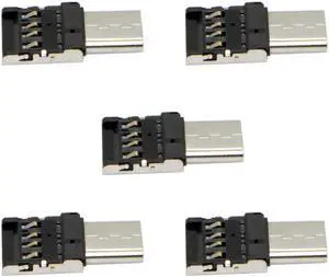 DZ DZ  5pcs Ultra Mini Type-C USB-C to USB 2.0 OTG Adapter for Cell Phone Tablet & USB Cable & Flash Disk