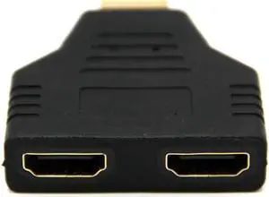 1080P 1 HDMI-compatible Male In to 2 Female Out HD1.4 Switch Splitter Adapter 1x2 Video Converter for HDTV