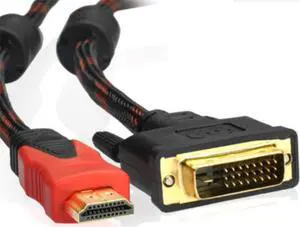 1.5M 5FT DVI-D Male To HDMI-compatible Cable High Speed HDMI-compatible DVI Digital Audio Cable for PC TV Laptop