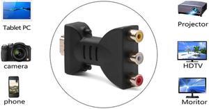 Gold-plated HDMI-compatibleto 3 RGB RCA Video Audio Adapter AV Component Converter HDMI-compatible Cables