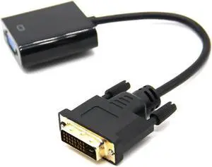 DVI-D adapter DVI to VGA Full Hd 1080p cable video converter 24 + 1 25 pin to 15 pin cable converter computer dvi to vga