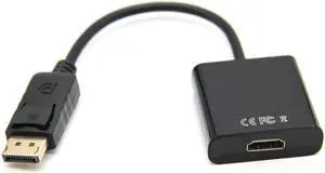 DisplayPort to HDMI-compatible Adapter Converter Display Port Male DP to Female HD TV Cable Adapter Video Audio For PC TV