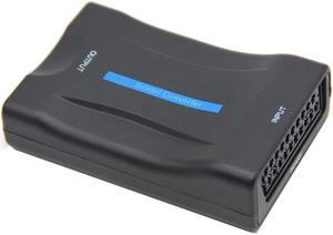 1080P Scart To HDMI-compatible Converter Audio Upscale Video Adapter for HDTV Sky Box STB for HD TV DVD with cable