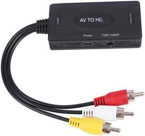 AV to HDMI-Compatible Converter 1080P 720P for set-top box computer to TV cable three-color RCA Male for TV Game Monitor