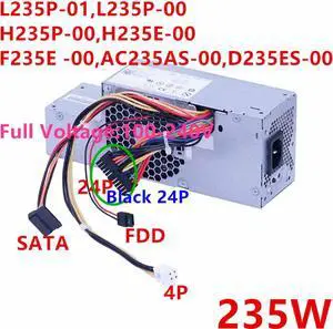 PSU For Dell OptiPlex 760 960 580S 780 235W Power Supply L235P-01 L235P-00 H235E-00 F235E-00 AC235AS-00 D235ES-00