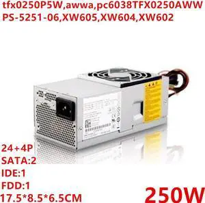 PSU For Dell V200 220S 230 260 620 I530 531 545 546S 250W Power Supply TFX0250P5W PC6038 TFX0250AWWA PS-5251-06 TFX0250D5WB