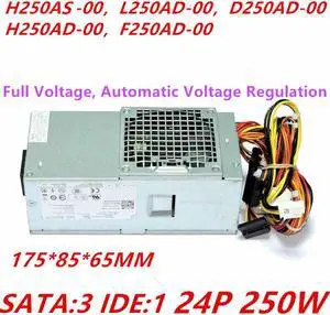 PSU For Dell 390 790 990 3010 7010 9010DT 250W Power Supply H250AS-00 F250AD-00 D250PD-00 AC250ES-00 TFX0250D5W