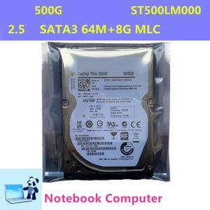 SSHD For Seagate 500GB 2.5" SATA 6 Gb/s 64MB+8G 5400RPM For Internal SSHD For Notebook SSHD For ST500LM000