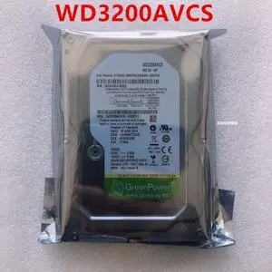 HDD For WD 320GB 3.5" SATA 3 Gb/s 16MB 5400RPM For Internal Hard Disk For Surveillance HDD For WD3200AVCS