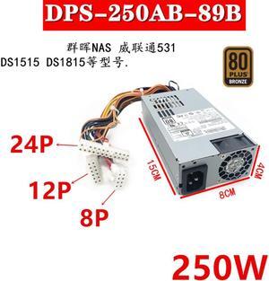 PSU For Delta 80plus Bronze Flex NAS Small 1U 531 DS1515 DS1815 250W Power Supply DPS-250AB-89 B DPS-250AB-44B