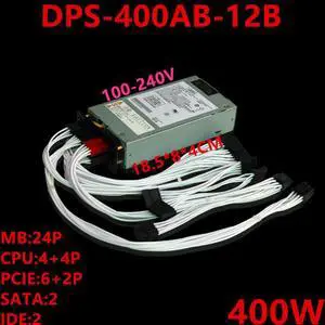 Almost PSU For Delta -12V FLEX NAS Small 1U Rated 400W Peak 450W Switching Power Supply DPS-400AB-12B