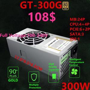 PSU For GameMax HTPC TFX Non-modular 80plus Gold/Bronze 300W Switching Power Supply GT-300G GT-300