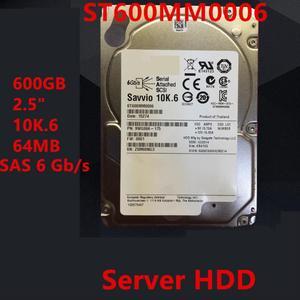 HDD For Seagate 600GB 2.5" 10K.6 SAS 6 Gb/s 64MB 10000RPM For Internal Hard Disk For Server HDD For ST600MM0006