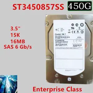 HDD For Seagate 450GB 3.5" 15K7 SAS 6 Gb/s 16MB For Internal HDD For Enterprise Class HDD For ST3450857SS