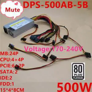 PSU For Delta AIO ITX FLEX NAS Small 1U K39 49 T34 R47 M41 A35 S3 ZS-A4 G5 Power Supply DPS-500AB-5B DPS-500AB-10A PSU For Delta AIO ITX FLEX NAS Small 1U K39 49 T34 R47 M41 A35 S3 ZS-A4 G5 Power Supply DPS-500AB-5B DPS-500AB-10A