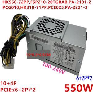 PSU For Lenovo 510s 415 M90 10Pin 550W Power Supply HK550-72PP PA-5181-3A FSP180-20TGBAB PA-2181-2 PCG010 PA-2221-3