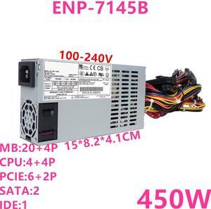 PSU For Enhance 80plus Gold FLEX Small 1U PCIE6+2P K35 K29 K39 450W Switching Power Supply ENP-7145B