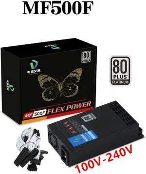 PSU For 80plus Platinum FLEX Small 1U M41 35 K39 K49 T34 500W Switching Power Supply MF 500F