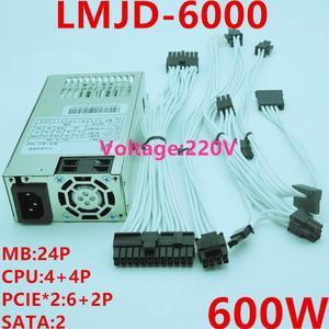 PSU For Lingmaojingdian ITX FLEX NAS ABC Small 1U S3 K39 A35 600W Switching Power Supply LMJD-6000