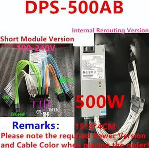 PSU For Delta ITX Small 1U k35 K39 K49 500W Switching Power Supply DPS-500AB-5B DPS-500AB-5C PSU For Delta ITX Small 1U k35 K39 K49 500W Switching Power Supply DPS-500AB-5B DPS-500AB-5C