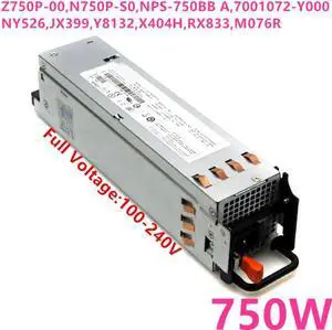 PSU For Dell PE2950 2970 750W Power Supply Z750P-00 N750P-S0 NPS-750BB A 7001072-Y000 NY526 JX399 Y8132 X404H M076R
