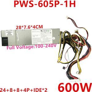 PSU For Supermicro I610-G10 1U 600W Switching Power Supply PWS-605P-1H