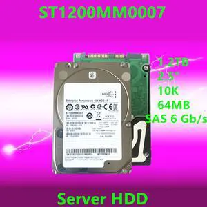 HDD For Seagate 1.2TB 2.5" 10K SAS 6 Gb/s 64MB 10000RPM For Internal Hard Disk For Server HDD For ST1200MM0007