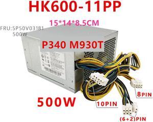 PSU For Lenovo P340 P330 P328 P310 K M930T T4900K 10Pin 500W Power Supply HK600-11PP PCK010 FSK010 FSP400-40AGPAA