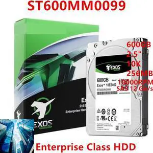 HDD For Seagate Exos 600GB 2.5" 10K SAS 12 Gb/s 256MB 10000RPM For Internal HDD For Enterprise HDD For ST600MM0099