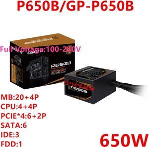 PSU For Gigabyte Brand ATX 80plus Bronze Non-modular 2080 Game Mute Power Supply 650W Power Supply P650B/GP-P650B