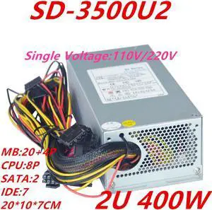 PSU For R-Senda 2U Rated 400W Peak 500W Switching Power Supply SD-3500U2