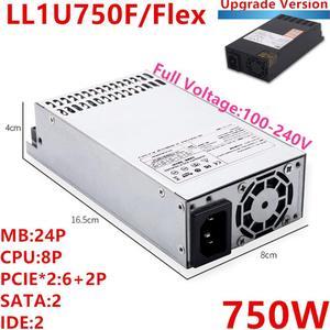 PSU For Lianli Full Modular IPFS AIO ITX FLEX NAS Small 1U 6+2P*2 750W Switching Power Supply LL1U750F/Flex GT-750W