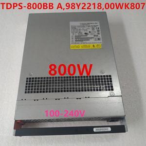 PSU For IBM V5000 V3500 V3700 Switching Power Supply TDPS-800BB A 98Y2218 00WK807