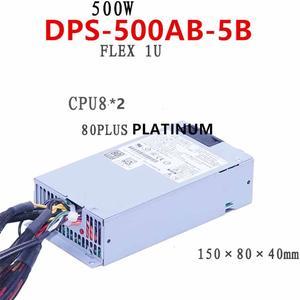 PSU For Delta Small 1U CPU8Pin*2 500W Power Supply DPS-500AB-5 B DPS-500AB-5B