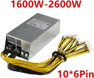 Miner PSU For ZUMAX Single 12V 10*6Pin Mining Power Supply 1600W 1800W 2000W 2200W 2400W 2600W