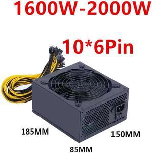 Miner PSU For ZUMAX Single Channel 12V 10*6Pin Mining Power Supply 1600W 1800W 2000W