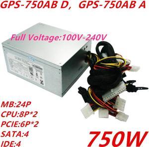 PSU For Delta EPS12V 750W Switching Power Supply GPS-750AB D GPS-750AB A