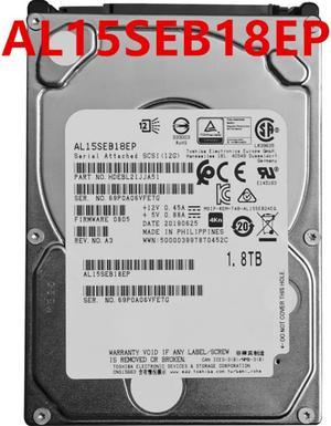 HDD For Toshiba 1.8TB 2.5" 10000RPM SAS 12 Gb/s 128MB For Internal HDD For Server HDD For AL15SEB18EP