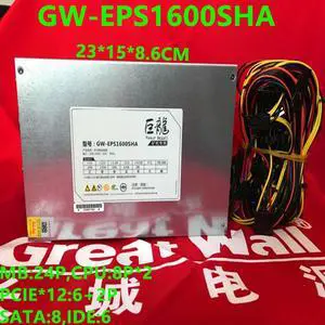 Miner PSU For GREAT WALL Special Silent Power Supply For Video Card Machine1600W Power Supply GW-EPS1600SHA GW-EPS1600W