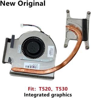 For Lenovo Thinkpad T520 T530 Cooling Fan Heatsink Radiator Cooler FRU04W1580 04W1581 04W6905 04W6906