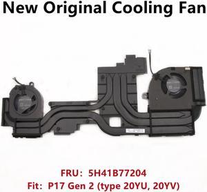 For Laptop Lenovo Thinkpad P17 Gen 2 Cooler CPU Cooling Fan Heatsink Radiator FRU5H41B77204