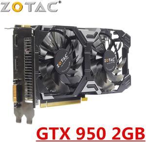 ZOTAC GTX 950 2GB Graphics Card GPU 128Bit GDDR5 Video Cards for nVIDIA Map GeForce GTX950 GTX 950 2GD5 VGA PCI-E X16