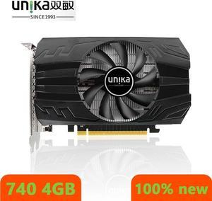 Brand UNIKA GT740 4GD5 Graphics Card For NVIDIA GeForce GT 740 Series GTX740 GT740 4GB Graphics Less 60W Video Card Map 100%